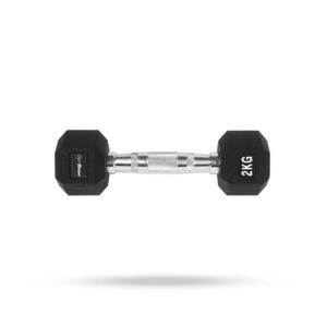 GymBeam Hexagonální jednoručka White obraz