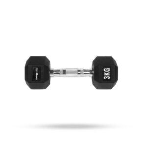 GymBeam Hexagonální jednoručka White obraz