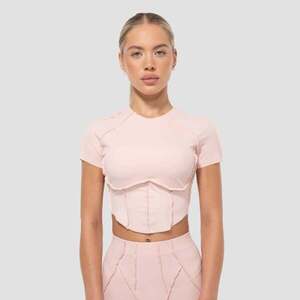 GymBeam Dámské tričko Cropped Cosmo Pink obraz
