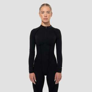 GymBeam Dámský overal Zip-Up Cosmo Black obraz