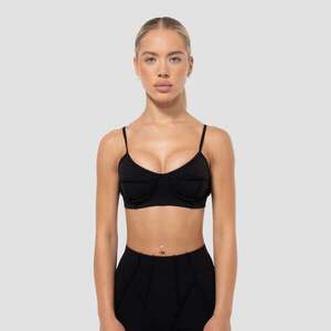 GymBeam Sportovní podprsenka Cosmo Black obraz