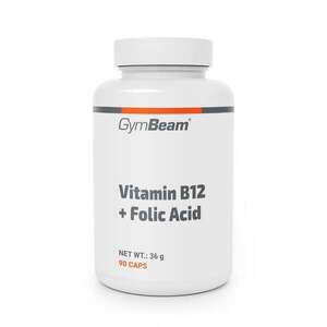 GymBeam Vitamín B12 + Kyselina listová obraz