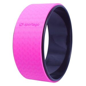 Yoga Wheel Sportago Jiwa, černo-růžová obraz