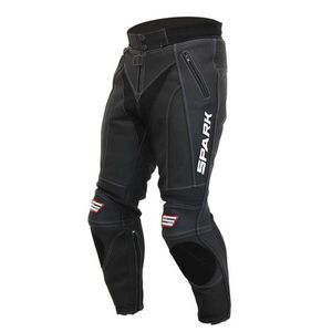 Pánské kožené moto kalhoty Spark ProComp černá S obraz