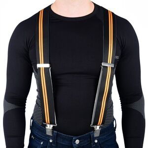 Kšandy Oxford Riggers Cruiser, černé s oranžovými pruhy obraz