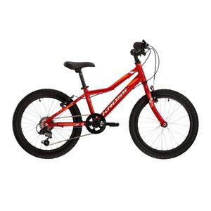 Odlehčené dětské kolo Kross Hexagon Mini 1.0 20" Gen 003 • 110-135 cm • 10, 6 kg 11" (110-135 cm) červená/bílá/oranžová obraz