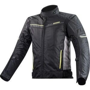 Pánská moto bunda LS2 Shadow Man Black Titan černo-šedá 4XL obraz