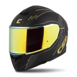 Moto přilba Cassida Integral GT 2.1 Flash černá matná/metalická zlatá/tmavě šedá 3XL (65-66) obraz