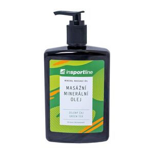 Masážní minerální olej inSPORTline zelený čaj 500 ml obraz