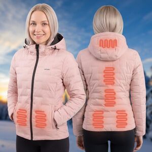 Dámská vyhřívaná bunda W-TEC HEATborg Lady růžová XL obraz