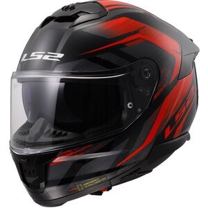 Moto přilba LS2 FF808 Stream II Fury Black Red 3XL (65-66) obraz