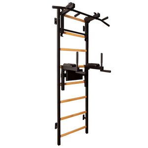 Žebřiny s hrazdou a bradly BenchK 232B 230x67 cm obraz