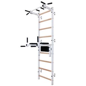 Žebřiny s hrazdou a bradly BenchK 722W 240x67 cm obraz