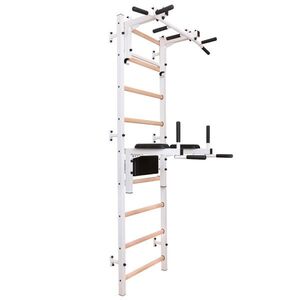 Žebřiny s hrazdou a bradly BenchK 732W 240x67 cm obraz