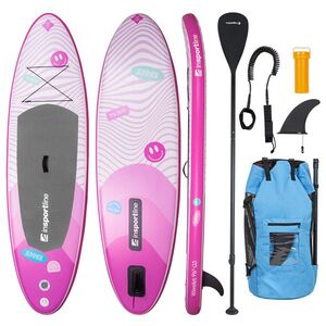 Paddleboard s příslušenstvím inSPORTline Wavelet 9'6" • 260l • do 80kg růžová obraz