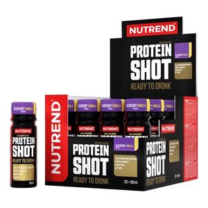 Hydrolyzovaný protein v shotu Nutrend Protein Shot 20x60ml blueberry vanilla obraz