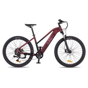 Dámské horské elektrokolo inSPORTline ISL Cleora 648 Wh 27, 5" - model 2026 • dojezd až 150 km • 156-181 cm 18" (156-181 cm) Velour Red obraz