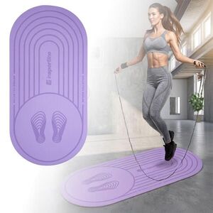 Podložka na cvičení inSPORTline Ampfinity 123x60x0, 6 cm fialová obraz