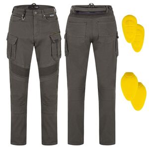 Pánské moto kalhoty W-TEC Cruise olivově zelená 44/34 obraz