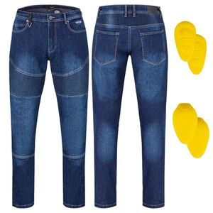Pánské moto jeansy W-TEC Burban tmavě modrá 44/34 obraz