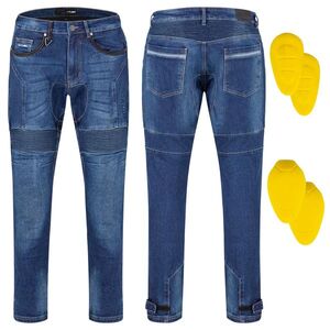 Pánské moto jeansy W-TEC Remon modrá 44/34 obraz