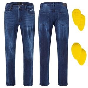 Pánské moto jeansy W-TEC Capital tmavě modrá 44/34 obraz