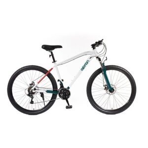 Horské kolo Olpran CANIS 27, 5" 15" (150-165 cm) bílá/tmavá petrolejová/tmavě červená obraz