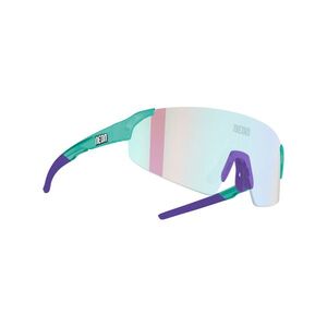 NEON Cyklistické brýle - SUPERFLY M/L - zelená/fialová obraz