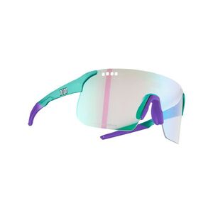 NEON Cyklistické brýle - SKY 3.0 AIR M/L - zelená/fialová obraz