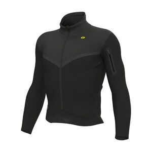 ALÉ Cyklistická zateplená bunda - R-EV1 WOOL SPEED - černá obraz