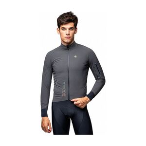 ALÉ Cyklistická zateplená bunda - R-EV1 THERMO SHIELD - šedá obraz