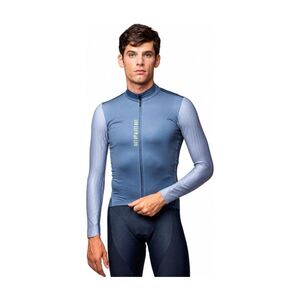 ALÉ Cyklistický dres s dlouhým rukávem zimní - PR-E FOLLOW ME - modrá obraz
