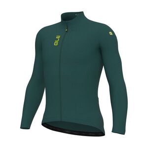 ALÉ Cyklistický dres s dlouhým rukávem zimní - PRAGMA FONDO 3.0 - zelená obraz