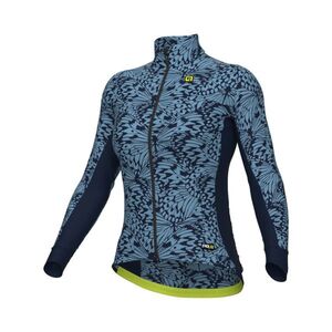 ALÉ Cyklistický dres s dlouhým rukávem zimní - PAPILLON PR-R - modrá obraz