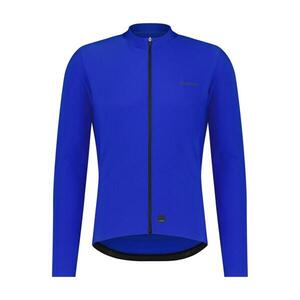 SHIMANO Cyklistický dres s dlouhým rukávem letní - ELEMENT LONG - modrá obraz