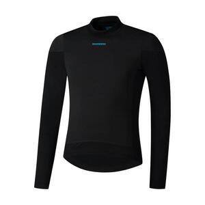 SHIMANO Cyklistické triko s dlouhým rukávem - BEAUFORT LONG - černá obraz