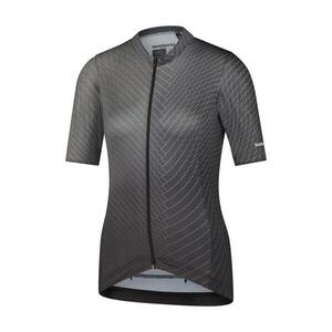 SHIMANO Cyklistický dres s krátkým rukávem - YURI - šedá obraz