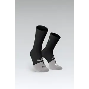 GOBIK Cyklistické ponožky klasické - LIGHTWEIGHT 2.0 - černá/šedá obraz