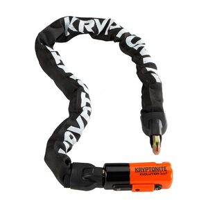 KRYPTONITE zámek na kolo - EVOLUTION 1090 MINI INTEGRATED - bílá/oranžová/černá obraz
