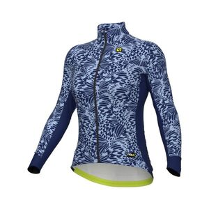 ALÉ Cyklistický dres s dlouhým rukávem zimní - PAPILLON PR-R - modrá/světle modrá obraz