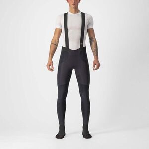 CASTELLI Cyklistické kalhoty dlouhé s laclem - SORPASSO ROS - černá/červená obraz