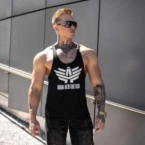 Funkční tílko Iron Aesthetics, černé obraz