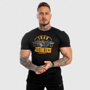 Pánské fitness tričko Iron Aesthetics Force, černé obraz