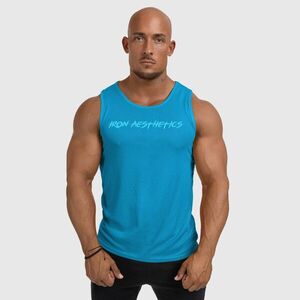 Pánské funkční tílko Iron Aesthetics Sporty, aqua modré obraz