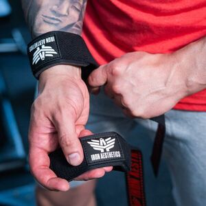 Trhačky s protiskluzovou úpravou Iron Aesthetics Grip, černé obraz