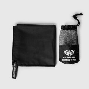 Sportovní rychleschnoucí ručník Iron Aesthetics Dry, černý obraz