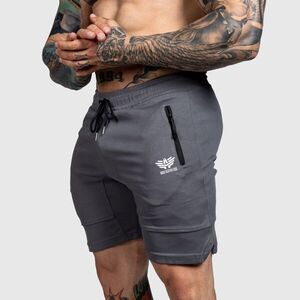 Sportovní šortky Iron Aesthetics Lightning, tmavě šedé obraz