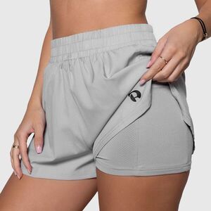 Dámské šortky Iron Aesthetics Athletic 2in1, šedé obraz