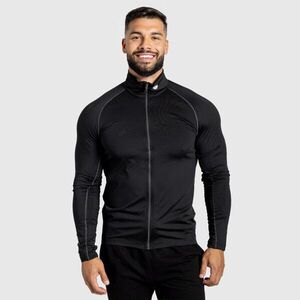 Mikina na zip Iron Aesthetics Stride, černá obraz