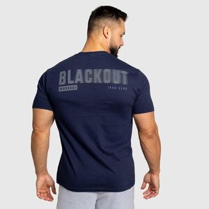Pánské tričko Iron Aesthetics Blackout, navy obraz